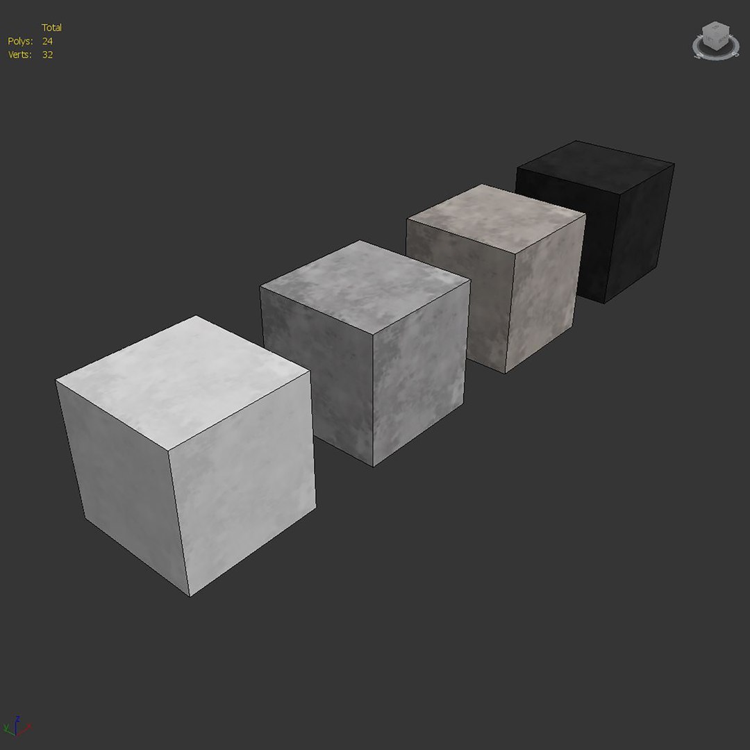 Decorative Concrete V05 3D Model - TurboSquid 2051717