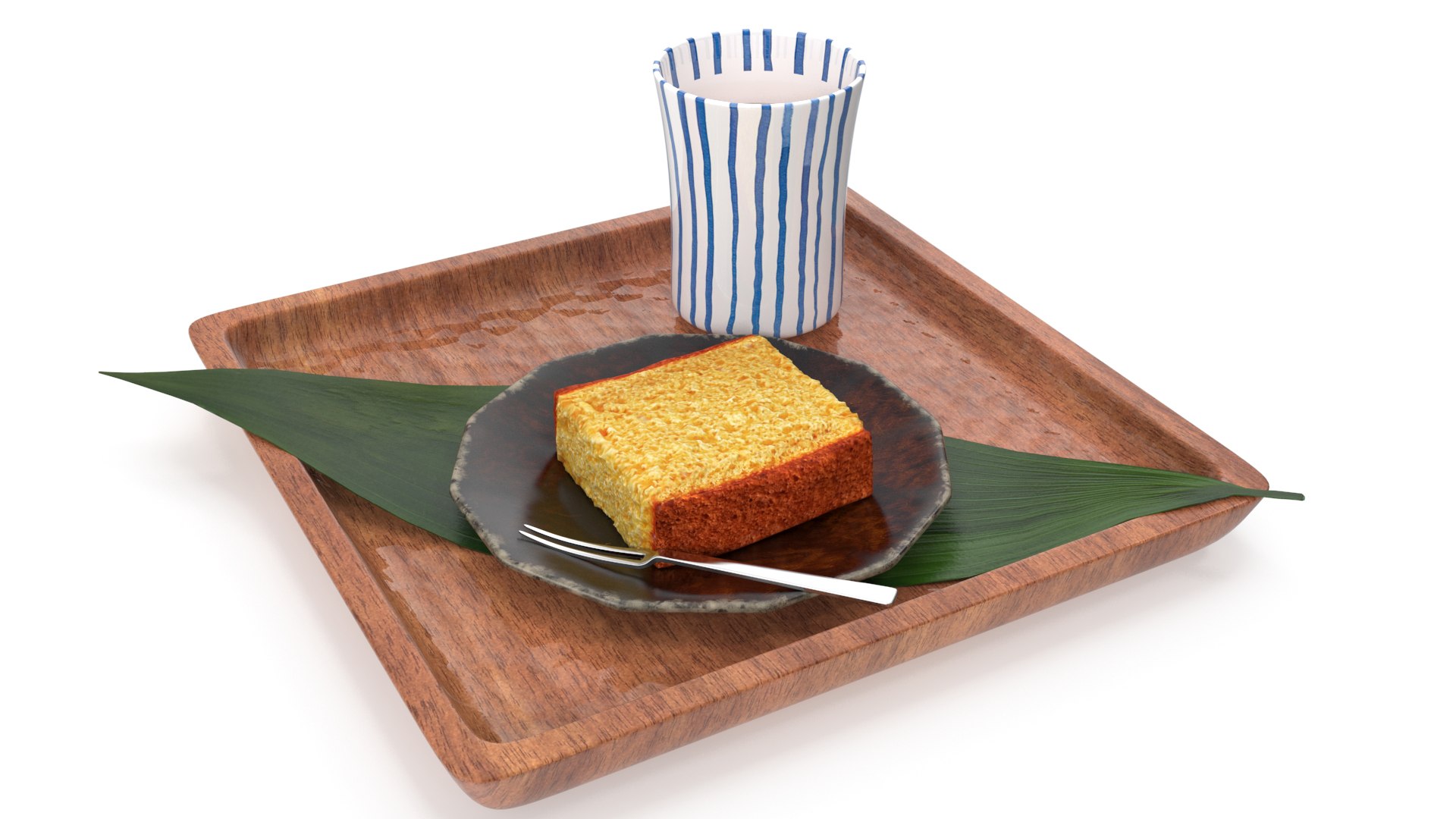 Japanese Castella 3D Model - TurboSquid 2089273