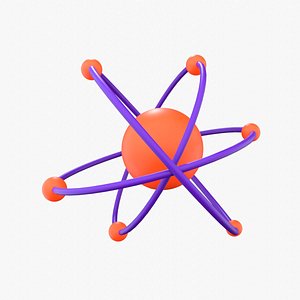 Atom 3D model