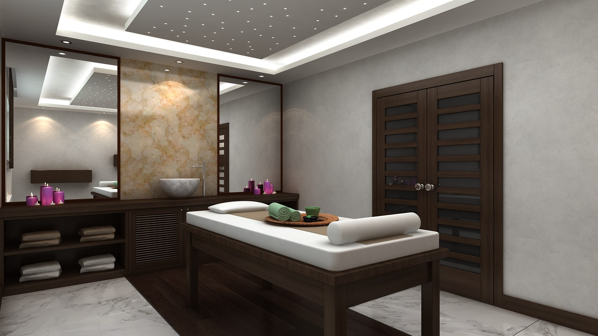 Scene Spa Massage Room 3D - TurboSquid 1590417