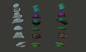 hats 3D model