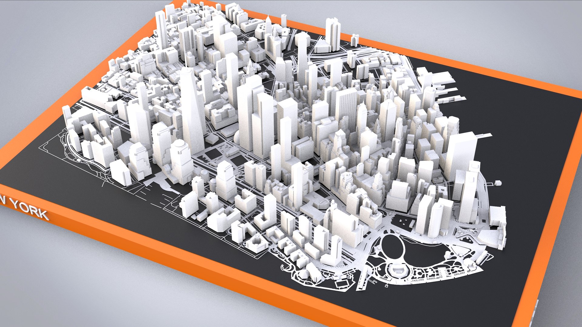 Cityscape New York USA 3D - TurboSquid 1792133