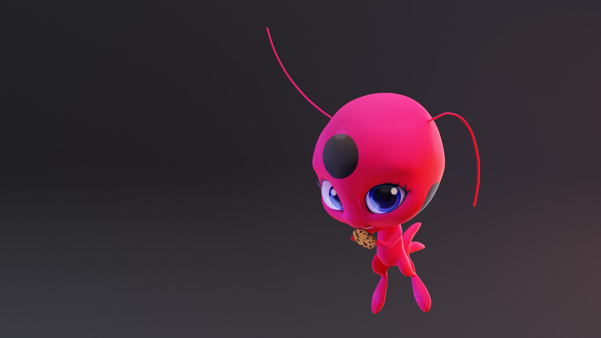 Miraculous Ladybug model - Tikki - Buy Royalty Free 3D model by