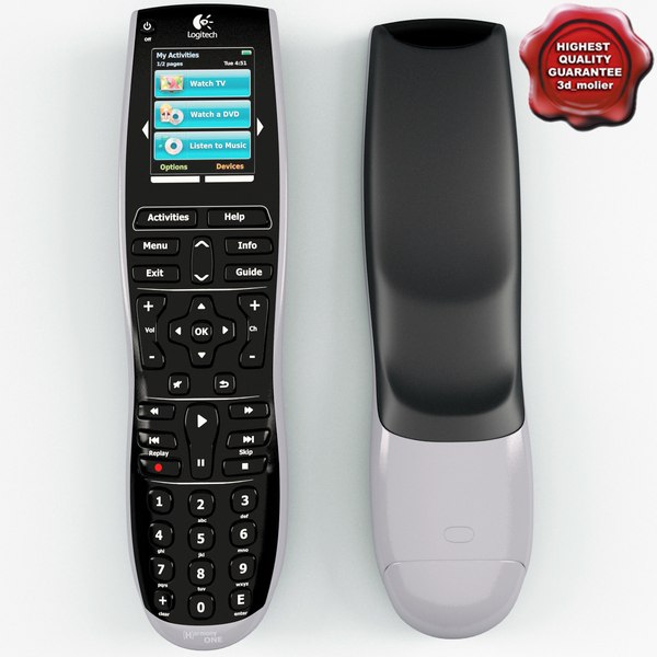 modèle 3D de Télécommande universelle Logitech Harmony One - TurboSquid  568331