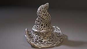 printing hat halloween voronoi model