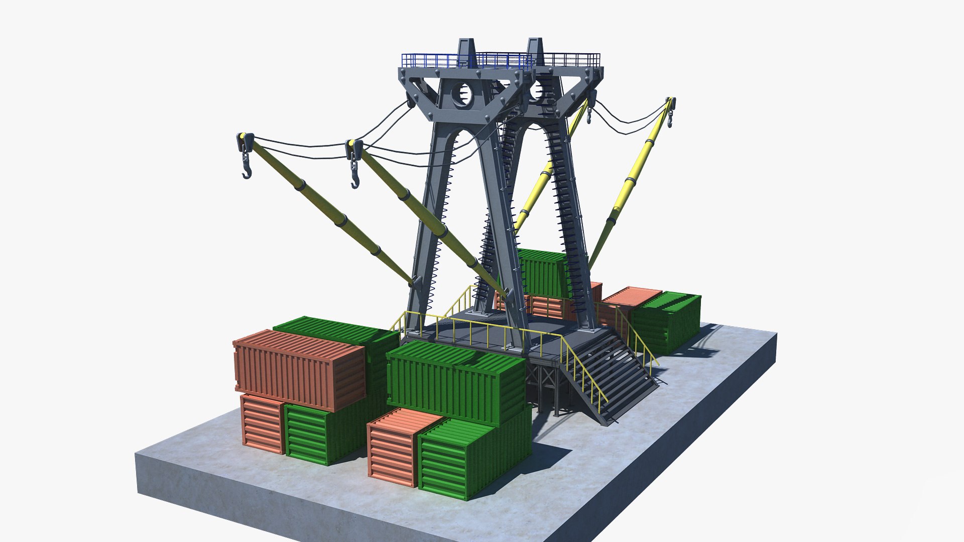 Industrial crane 3D https://p.turbosquid.com/ts-thumb/7c/iGNMUA/wE/industrialcrane11/jpg/1672709089/1920x1080/fit_q87/ae4e32508b81394eeac3c011e16ebd11041befa5/industrialcrane11.jpg