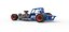 Supermodifizierter Rennwagen mit Frontmotor Basisversion 4 Maßstab 1:25