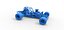 Supermodifizierter Rennwagen mit Frontmotor Basisversion 4 Maßstab 1:25