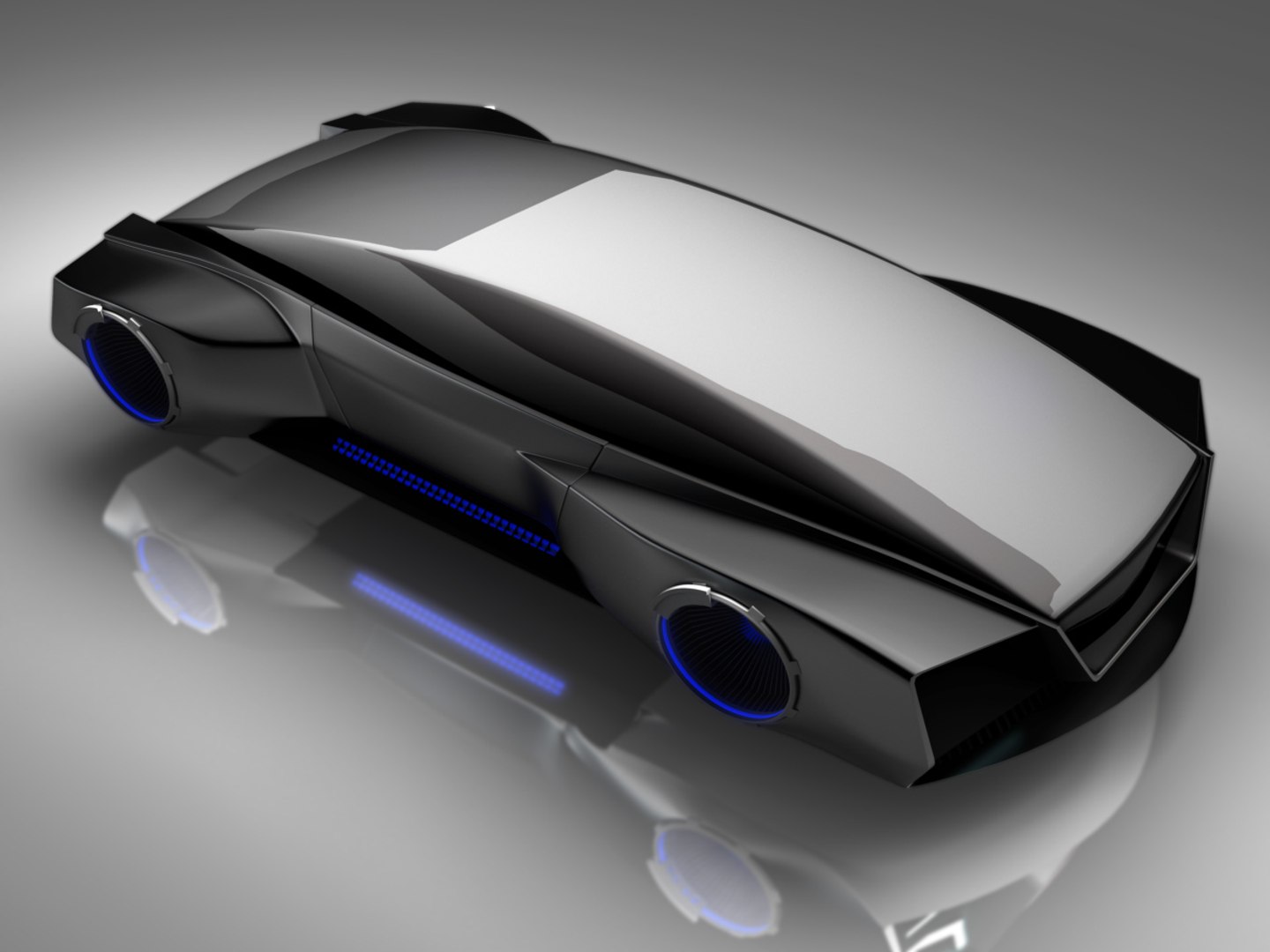 3d Model Futuristic Hover