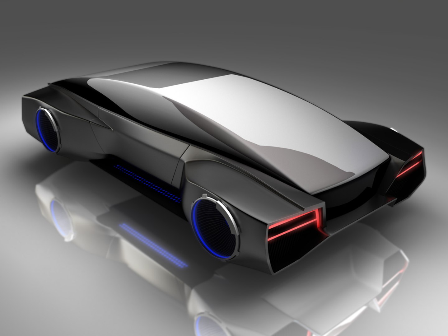 3d Model Futuristic Hover