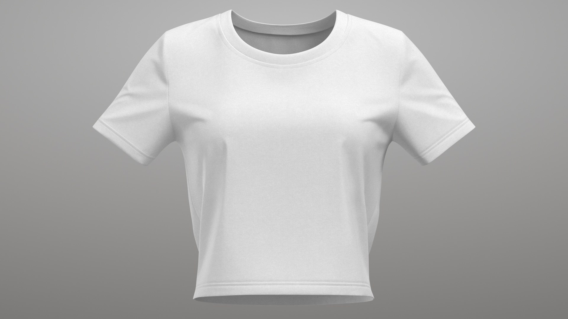 3D Female T-shirt Short PBR Model - TurboSquid 1822908