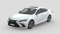 Low Poly Cars - Lexus ES F-Sport 2022