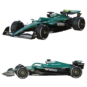 3D F1 Aston Martin AMR25 2025 model