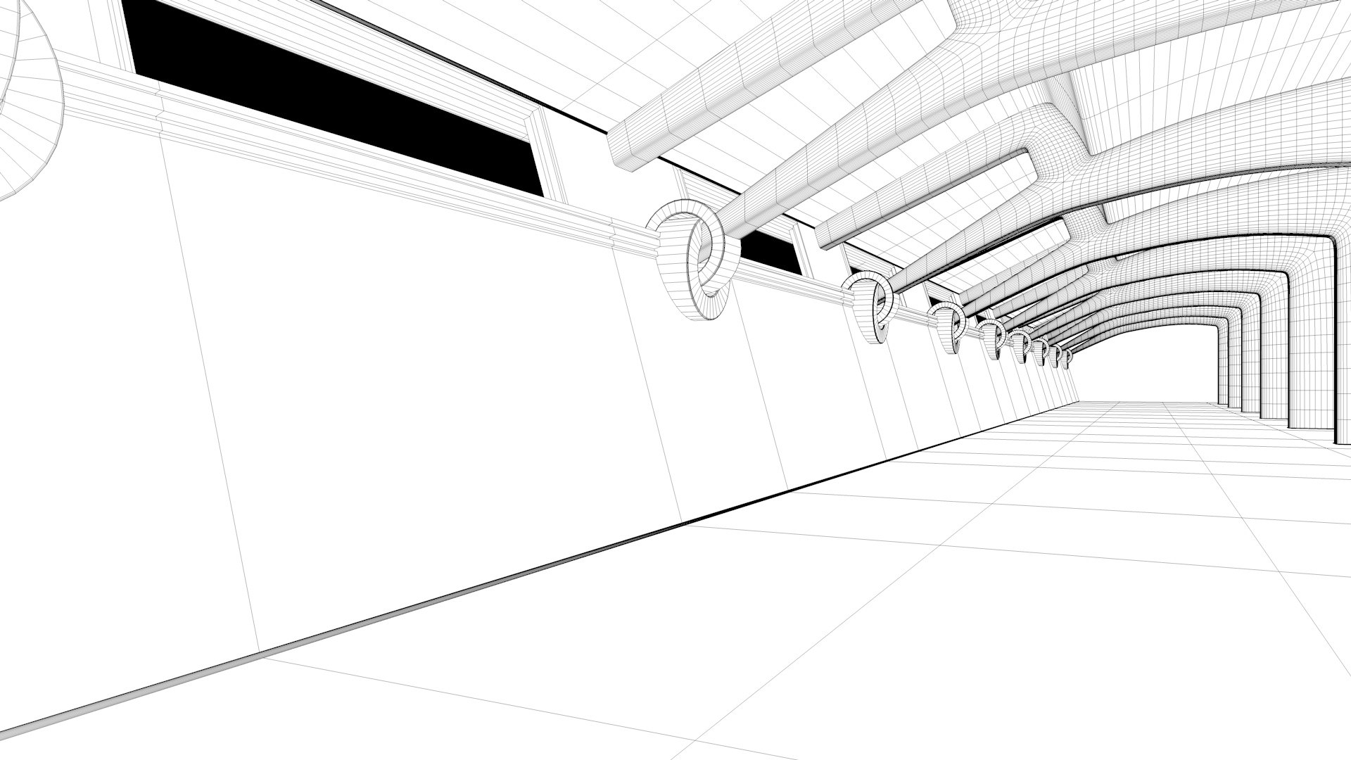 Modern Architecture Liminal Space 3D Model - TurboSquid 2129907