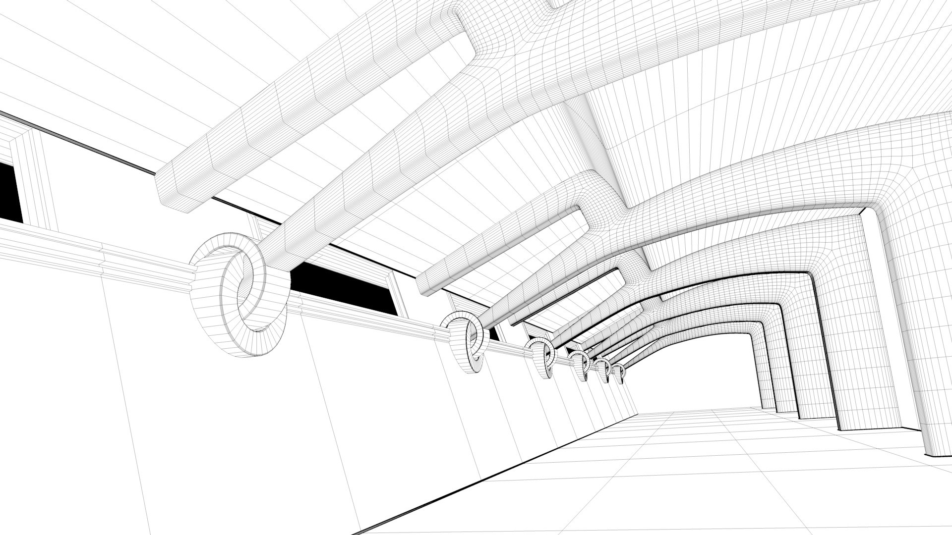 Modern Architecture Liminal Space 3D Model - TurboSquid 2129907