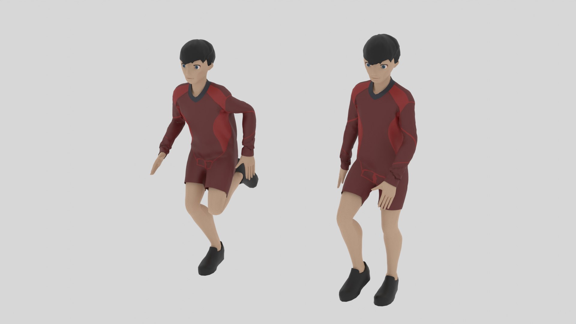 Cartoon Character Walking And Running Animation 3D - TurboSquid 2004062