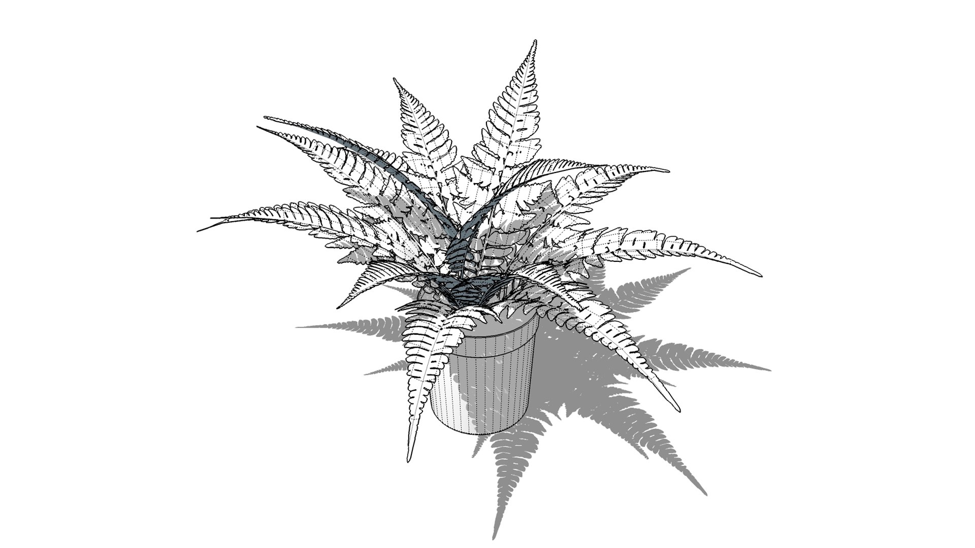 3D IKEA - FEJKA Faux Fern - Lumion Library Model - TurboSquid 2085340