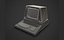 ready retro computer 3D model