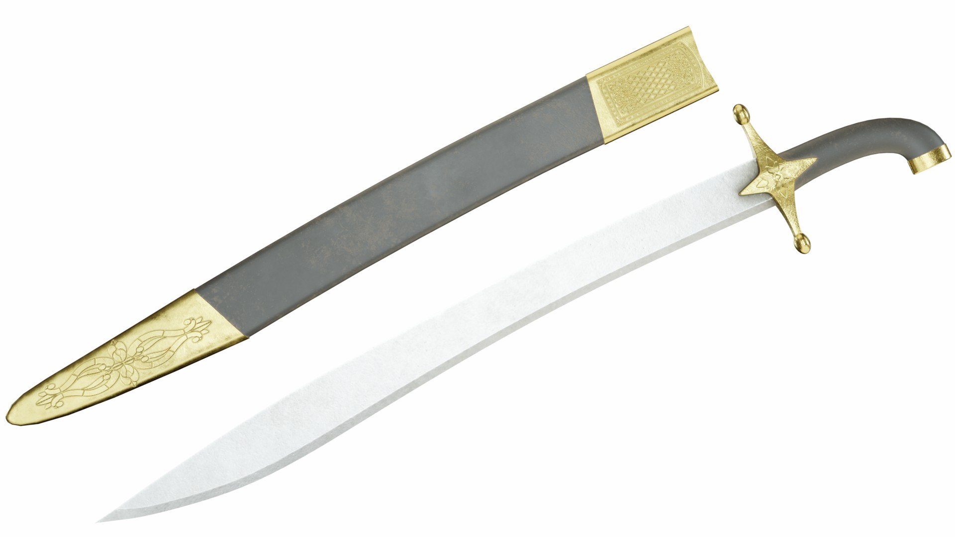 Yataghan 3D Model - TurboSquid 2048980