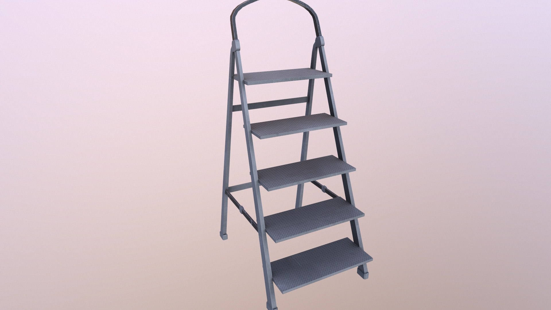 Folding Ladder Model - TurboSquid 2291851