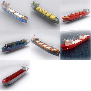 ship commercial 3d lwo
