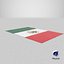 Flag Laying Pose Mexico
