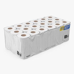 3D toilet paper roll 36