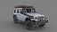 Modèle 3D High Poly de SUV tout-terrain d'aventure, versions propres et d'occasion