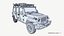 Modèle 3D High Poly de SUV tout-terrain d'aventure, versions propres et d'occasion