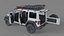 Modèle 3D High Poly de SUV tout-terrain d'aventure, versions propres et d'occasion