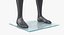 Mannequin grigio scuro maschio attrezzato
