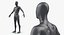 Mannequin grigio scuro maschio attrezzato
