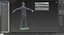 Mannequin grigio scuro maschio attrezzato