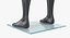 Mannequin grigio scuro maschio attrezzato
