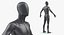 Mannequin grigio scuro maschio attrezzato