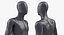 Mannequin grigio scuro maschio attrezzato