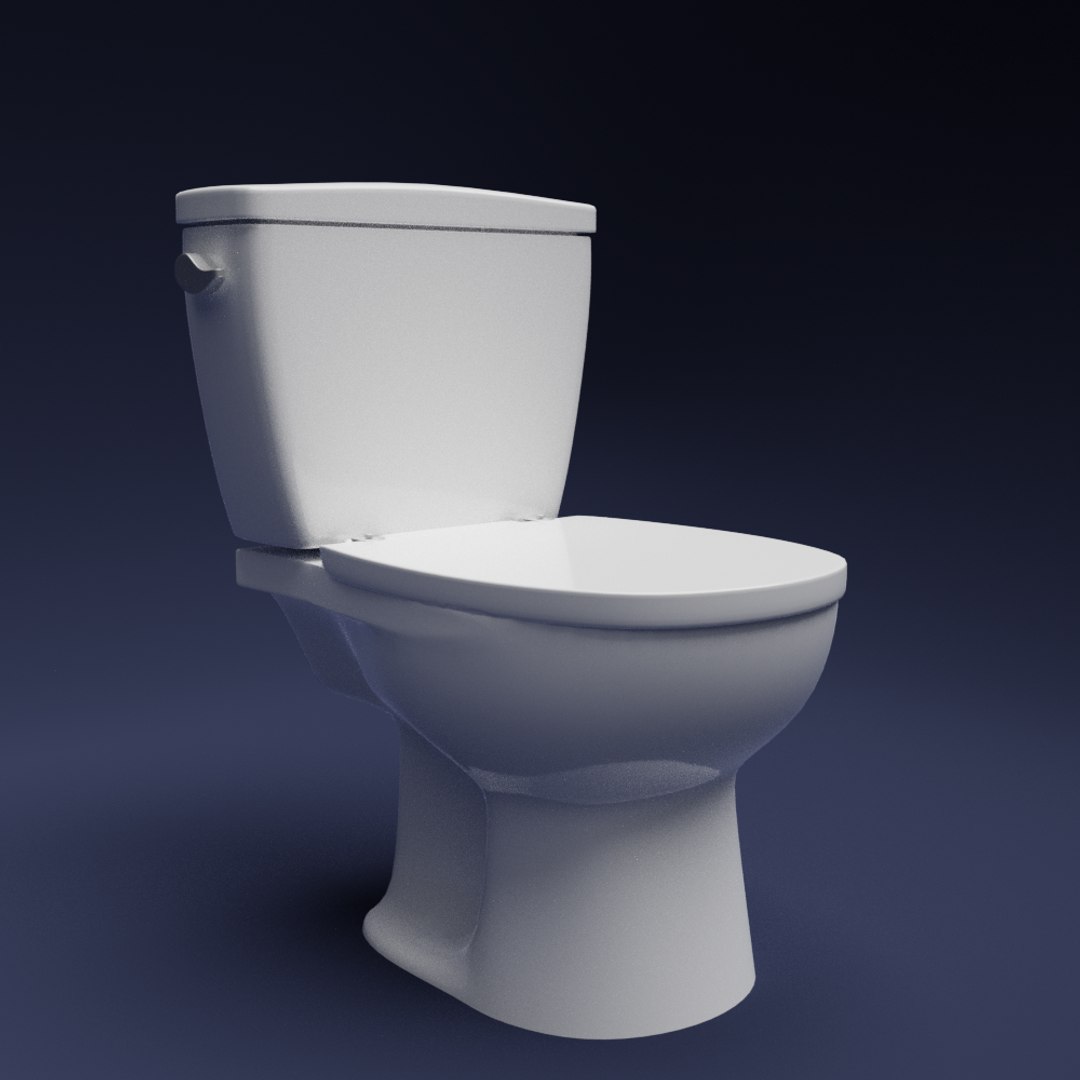 3D Realistic Toilet - TurboSquid 1318478