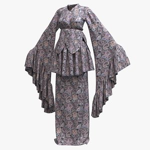 Female Kimono Robe 001 (8K PBR)