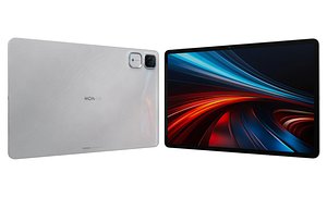 Honor Tablet GT 11 5 Ice Crystal White Low Poly 3D model