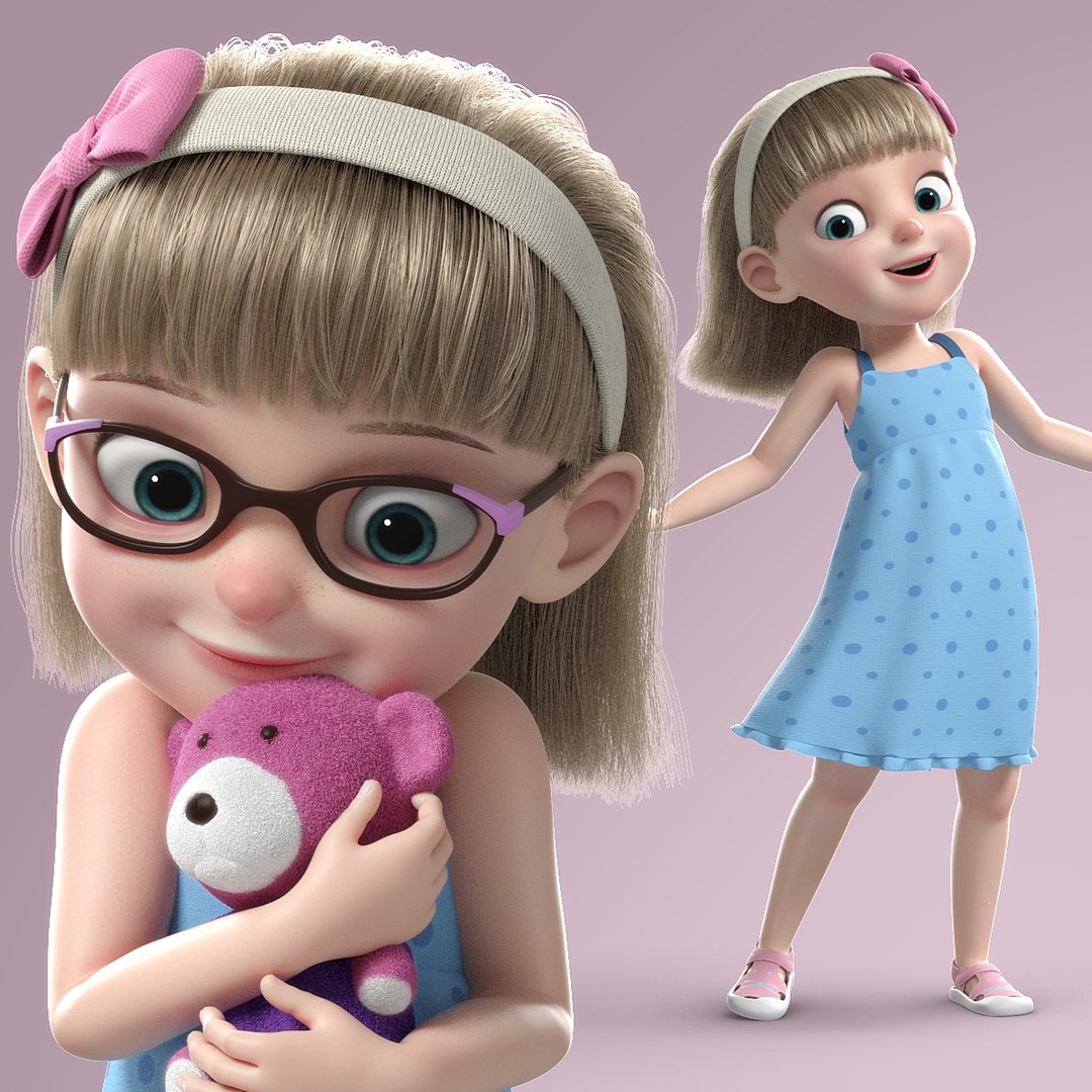 Chi tiết hơn 94 cartoon girl rigged hình nền mới nhất  POPPY