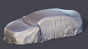 wrecked car 3D model