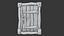 Wood Door 3D model