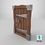 Wood Door 3D model