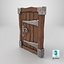 Wood Door 3D model