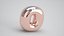 Globos Alfabeto Cobre