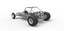 Diecast vecchia scuola Sand Rail buggy Scala da 1 a 25