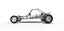 Diecast vecchia scuola Sand Rail buggy Scala da 1 a 25