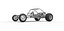 Diecast vecchia scuola Sand Rail buggy Scala da 1 a 25