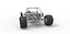 Diecast vecchia scuola Sand Rail buggy Scala da 1 a 25