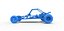 Diecast vecchia scuola Sand Rail buggy Scala da 1 a 25